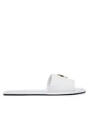 Klapki i japonki damskie - LOVE MOSCHINO Klapki JA28252G0OIA0100 Biały - miniaturka - grafika 1