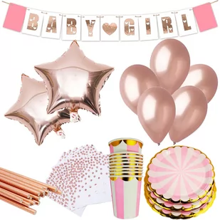 BABY SHOWER ZESTAW BALONÓW BALONY DEKORACJE Y3 - Baby shower i roczek - miniaturka - grafika 1
