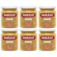 Dania dla dzieci - Smileat Słoiczek z ekologiczną cielęciną i warzywami po 6 miesiącu Zestaw 6 x 230 g Bio - miniaturka - grafika 1