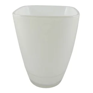 Osłonka szklana AMARANTA biały - Donice - miniaturka - grafika 1