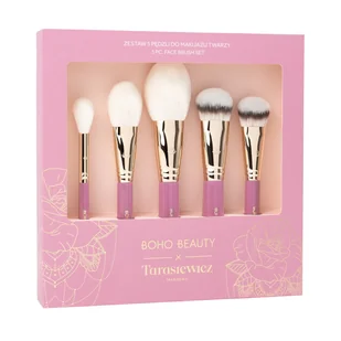 Boho Beauty x Marzena Tarasiewicz Zestaw 5 Pędzli do Makijażu Twarzy - Pędzle do makijażu Boho Beauty x Marzena Tarasiewicz Zestaw 5 Pędzli do Makijażu Twarzy - Pędzle do makijażu - miniaturka - grafika 1