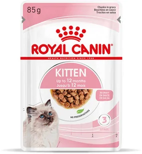 Royal Canin Kitten w sosie - 96 x 85 g - Mokra karma dla kotów - miniaturka - grafika 1