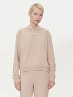 Bluzy damskie - HUGO Bluza 50490594 Beżowy Regular Fit - miniaturka - grafika 1