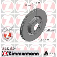 Tarcze hamulcowe - Tarcza hamulcowa ZIMMERMANN 450.5227.20 - miniaturka - grafika 1