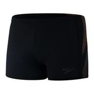 Kąpielówki męskie - Męskie Bokserki kąpielowe SPEEDO TECH PNL ASHT AM 8-04510H054 – Czarny - miniaturka - grafika 1