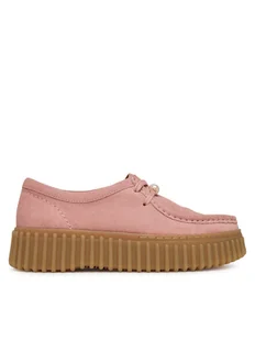 Clarks Półbuty Torhill Bee 26184585 Różowy - Półbuty damskie - miniaturka - grafika 1