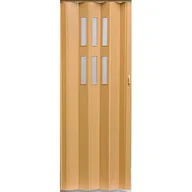 Drzwi wewnętrzne - Drzwi harmonijkowe PIONEER GLASS 043 84 x 202 cm buk - miniaturka - grafika 1