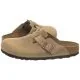 Klapki i japonki damskie - Klapki Boston BS Tabacco Brown 0960813 (BK207-a) Birkenstock - miniaturka - grafika 1