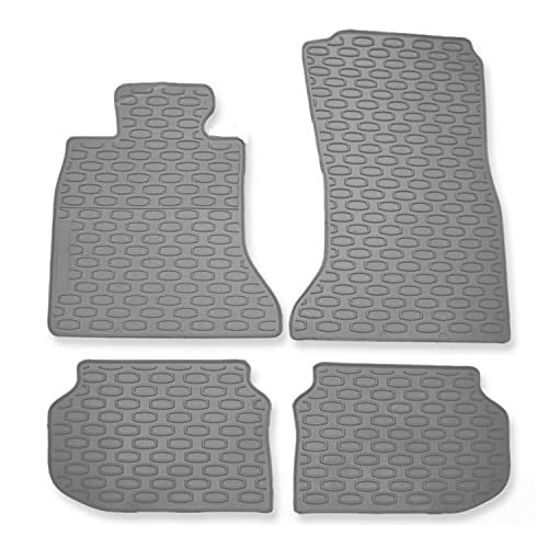 FM-0351 - dywaniki gumowe, zestaw 5 sztuk, E60 limuzyna, 2003-2010, szare