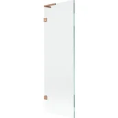 Parawany nawannowe - Mexen Lunar L parawan nawannowy 1-skrzydłowy 60 x 150 cm, transparent, miedź szczotkowana - 897L-060-000-65-00 - miniaturka - grafika 1