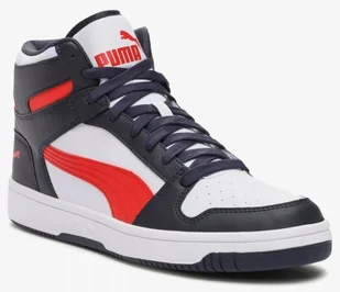 45 Buty Męskie Puma Sneakersy Rebound 369573 29 Granatowe Sportowe - Sneakersy męskie - miniaturka - grafika 1