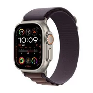 Smartwatch - Apple Watch Ultra 2 GPS + Cellular 49mm Tytan Alpine M Granatowy - miniaturka - grafika 1