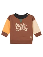 Bluzy i sweterki niemowlęce - Noppies Bluza "Gomora" w kolorze jasnobrązowym - miniaturka - grafika 1