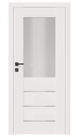 Drzwi wewnętrzne - Dre Drzwi Wewnętrzne Z Szybą Premium 10 Okleina Biała Mat - miniaturka - grafika 1