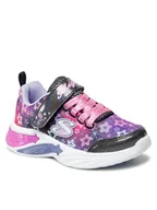 Buty dla dziewczynek - Skechers Sneakersy Star Sparks 302324L/BKMT Fioletowy - miniaturka - grafika 1