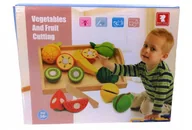 Zabawy w naśladowanie dorosłych - Drewniany Zestaw do Krojenia Owoców - miniaturka - grafika 1