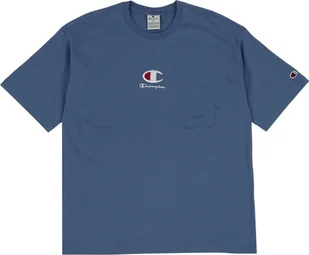 Koszulka męska Champion Crewneck niebieska 220270 BS099 2XL - Koszulki męskie - miniaturka - grafika 1