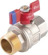 Zawory i kraniki - Zawór kulowy nakrętno-wkrętny z motylkiem 3/4 F-Power Pro - miniaturka - grafika 1