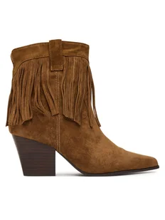 Aldo Botki Jollene 14088521 Brązowy - Botki damskie - miniaturka - grafika 1