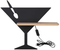 Lampy ścienne - Czarny kinkiet dziecięcy kieliszek z wtyczką - 4X K057 N9-S91 - miniaturka - grafika 1