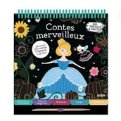 Zabawki kreatywne - Auzou Auzou Wydrapywanka Magiczny świat 5+ 66016 - miniaturka - grafika 1