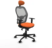 Fotele i krzesła biurowe - Krzesło Biurowe Piqueras y Crespo 1D036N1 Pomarańczowy - miniaturka - grafika 1