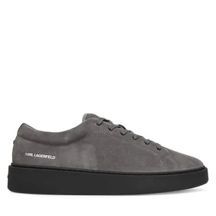 Sneakersy KARL LAGERFELD KL53323A Szary - Sneakersy męskie - miniaturka - grafika 1
