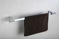 Wieszaki łazienkowe - Blue Water PAN-86020 materiał mosiądz wykończenie chrom Linia wzornictwa dopasowana do baterii serii PANAMA - miniaturka - grafika 1