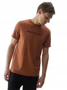 Koszulka Męska 4F Sportowa Uniwersalna Nadruk T-Shirt Regular Bawełna L - Koszulki męskie - miniaturka - grafika 1