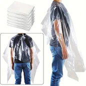 Peleryny fryzjerskie - TEMU 50szt Jednorazowe Czepek do Farbowania Włosów, Trwały i Lekki Materiał PEVA - Do Użytku Domowego i Salonowego - Chroni Odzież przed Plamami - - miniaturka - grafika 1