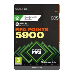 E-KOD Kod aktywacyjny Xbox Series FIFA 23 Ultimate Team FIFA Points 5900 - Kody i doładowania cyfrowe - miniaturka - grafika 1