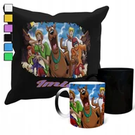 Gadżety dla niej i dla niego - Zestaw Kubek Magiczny + Poszewka Z Poduszką-Prezent Scooby Doo Pies + Imię - miniaturka - grafika 1