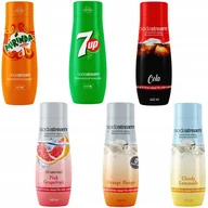 Syropy i koncentraty owocowe - Sodastream Zestaw koncentrat 6 smaków saturator - miniaturka - grafika 1