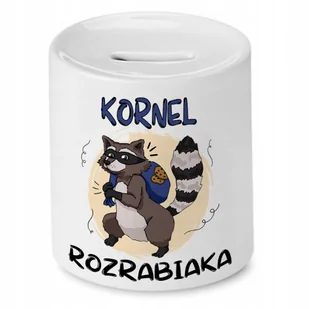 Skarbonka 330 ml Dla Kornela Syna Dziecka Prezent z Nadrukiem ze Zdjęciem + Opakowanie na prezent (wzór 04) - Skarbonki - miniaturka - grafika 1