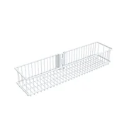 Meble modułowe i akcesoria - Kosz do listwy pionowej podwieszany 435 x 104 x 80 mm biały Integri - miniaturka - grafika 1