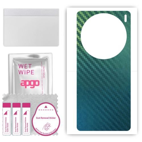 folia naklejka skórka strukturalna na TYŁ do Vivo X100 Pro - Carbon Kameleon CAKA1 - apgo SKINS