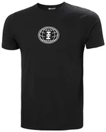 Koszulki męskie - Helly Hansen Męska koszulka z grafiką Core - czarna, M - miniaturka - grafika 1