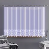 Firany - Alisma A149 firana żakardowa 250x130cm prosta (gotowa) - miniaturka - grafika 1
