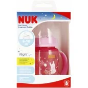 Butelki dla niemowląt - Nuk Butelka 6m z uchwytem First Choice Night 10215326 150 ml - miniaturka - grafika 1
