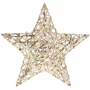Gwiazda świąteczna złota 20 Led 30 cm - Oświetlenie świąteczne - miniaturka - grafika 1