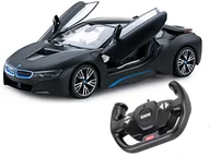 Zabawki zdalnie sterowane - Samochód Zdalnie Sterowany Bmw I8 Czarny 1:14 2,4Ghz Rastar - miniaturka - grafika 1
