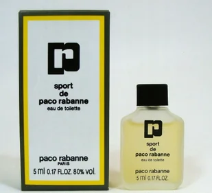 Paco Rabanne, Sport de paco rabanne, Woda toaletowa, 5ml - Wody i perfumy męskie - miniaturka - grafika 1