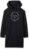 Bluzy damskie - Tommy Hilfiger Damska bluza z kapturem Reg Metllc okrągły z kapturem DRS, pustynne niebo, XXL, Pustynne niebo, XXL - miniaturka - grafika 1