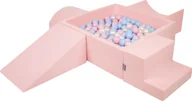 Suche baseny - KiddyMoon KiddyMoon Piankowy plac zabaw PPZP-KW30D-115 z piłeczkami różowy: babyblue-pudrowy róż-perła basen 200/klin L/rampa L/półwałek L/schodek Zabawka plac zabaw - miniaturka - grafika 1