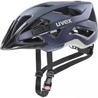 Kaski rowerowe - UVEX Active CC Kask rowerowy, niebieski 52-57cm 2022 Kaski miejskie i trekkingowe - miniaturka - grafika 1