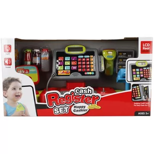 Kasa sklepowa z akcesoriami, zabawa w sklep 3+ MEGA CREATIVE Uniwersalny - Zabawy w naśladowanie dorosłych - miniaturka - grafika 1