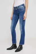 Spodnie damskie - Pepe Jeans jeansy damskie high waist - miniaturka - grafika 1