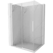 Kabiny prysznicowe - Mexen Rox kabina prysznicowa rozsuwana 135 x 70 cm, transparent, biała - 8C2-135-070-20-00 - miniaturka - grafika 1