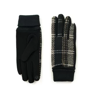 Rękawiczki - Rękawiczki Edinburgh Czarne - grafika 1