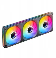 Wentylatory komputerowe - Wentylator Jonsbo Wentylatory ZA-420 Black PWM ARGB 3x140mm - 420mm ZA-420B - miniaturka - grafika 1